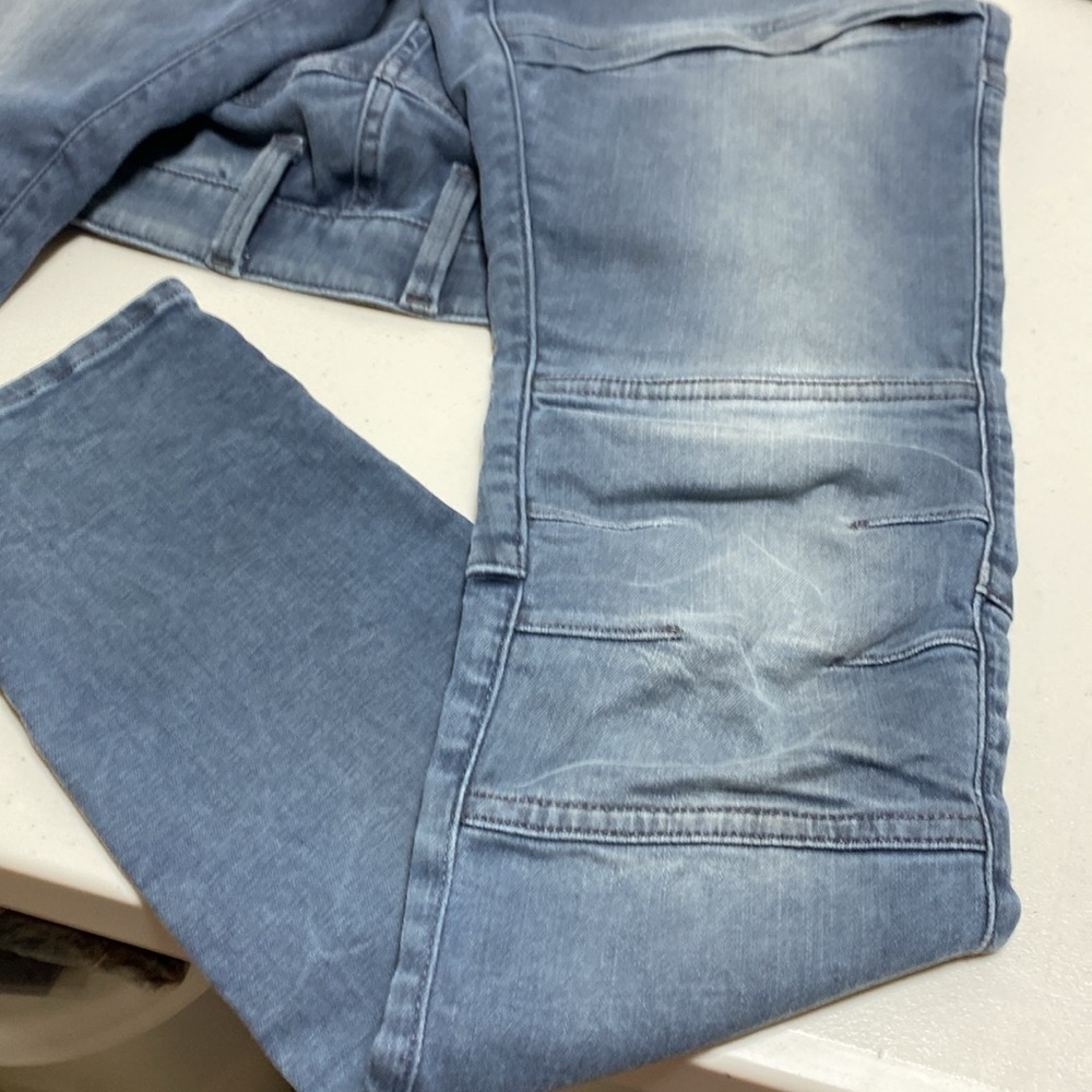 ๐น๐ฅ G-Star Raw Rackam 3D Skinny Jeans Blue Size 30x34 EUC Moto Biker - Picture 13 of 13